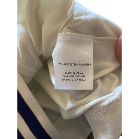 Footlocker Mens Zip Up Track Jacket Cream Size S Retro Streetwear Athleisure - Picture 4 of 12